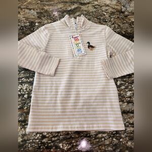 Jay & Lea Kids Beige Striped Sweater